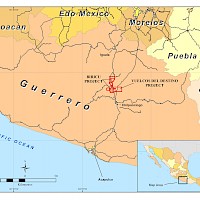 Bircu location in state of Guerrero