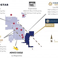 Map of Guerrero Gold Belt.  (This map contains information about other properties in which Minaurum does not have an interest including Agnico Eagle Mines Ltd, Equinox Gold, Heliostar Metals Ltd., Torex Gold Resources Inc. and Zacatecas Silver Corp.  Information about these properties is not necessarily indicative of the mineralization on the Company's properties.)