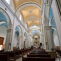 Inside the main church in Alamos