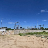 115 Kv power line and station providing power to the city of Alamos and the Piedras Verdes copper mine