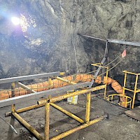 Underground access at Balvanera shaft